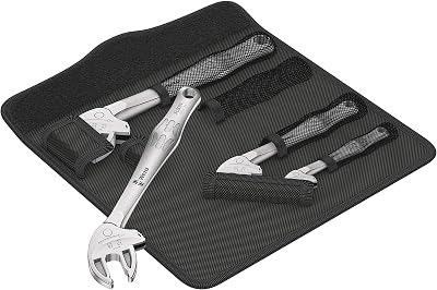 Wera 05020110001 6004 Joker 4 Set Self-Setting Spanners Folding Pouch