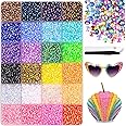 24000Pcs Resin Jelly Rhinestones with Tweezers for Crafting, Multi Colors 3mm Non Hotfix Flatback Gems, Bedazzling Crystal for DIY Crafts Clothing Tumblers Mugs Shoes Decor Nail Art
