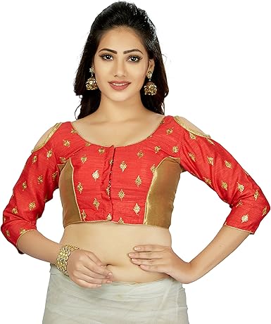 gold cold shoulder top