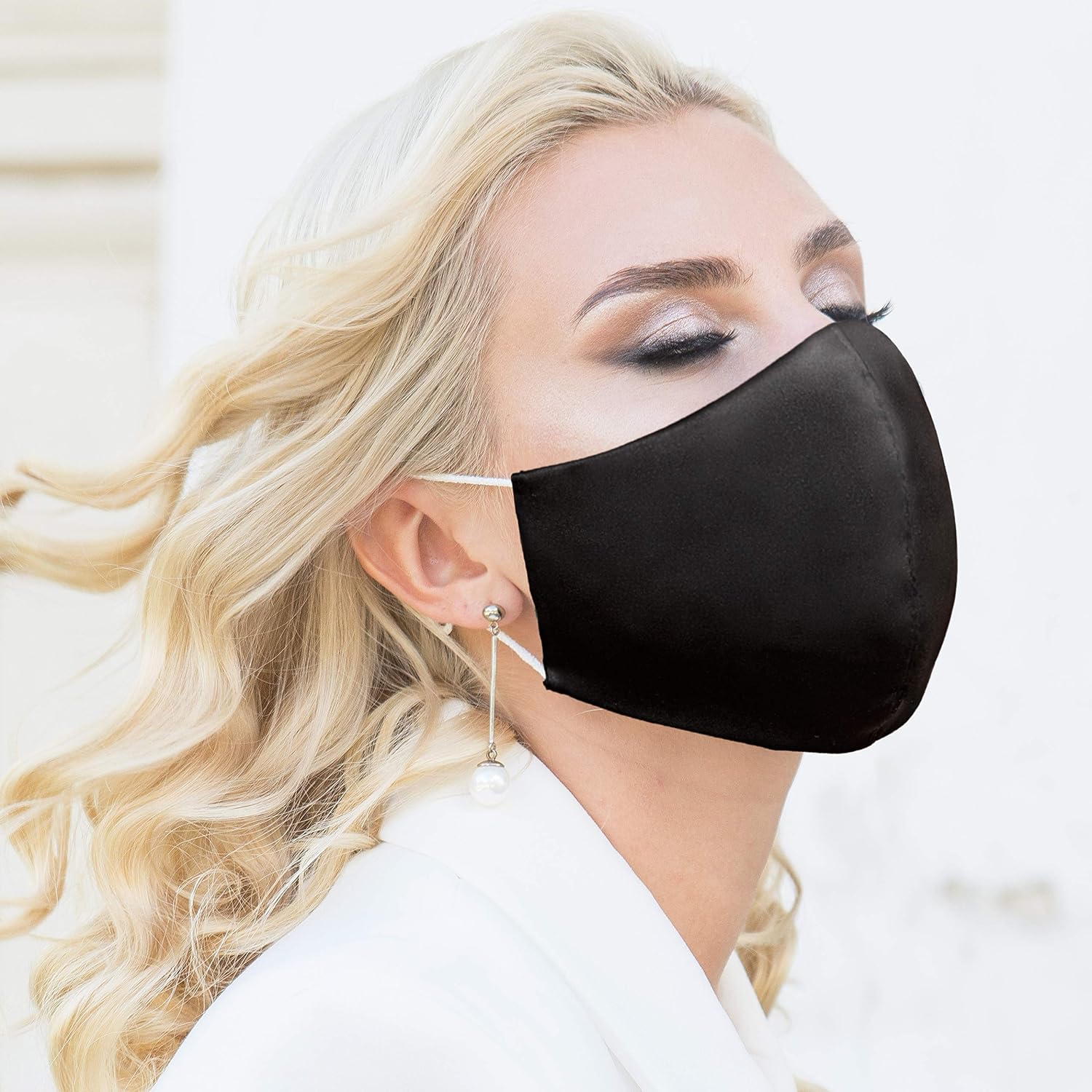 IDentity LNGR Washable Silk Satin Face Masks UK, Reusable Face Mask