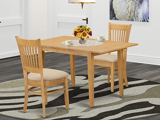 3 Pc Dining room set - small Table and 2 dinette Chairs