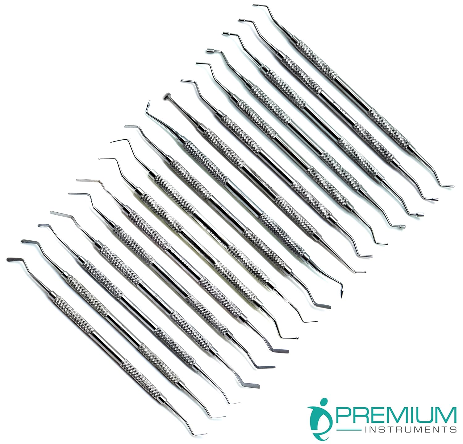 17 Pcs Dental Relleno Premium Instrumentos compuesto plástico Amalgam