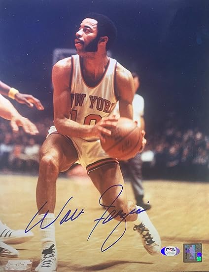 walt frazier autograph