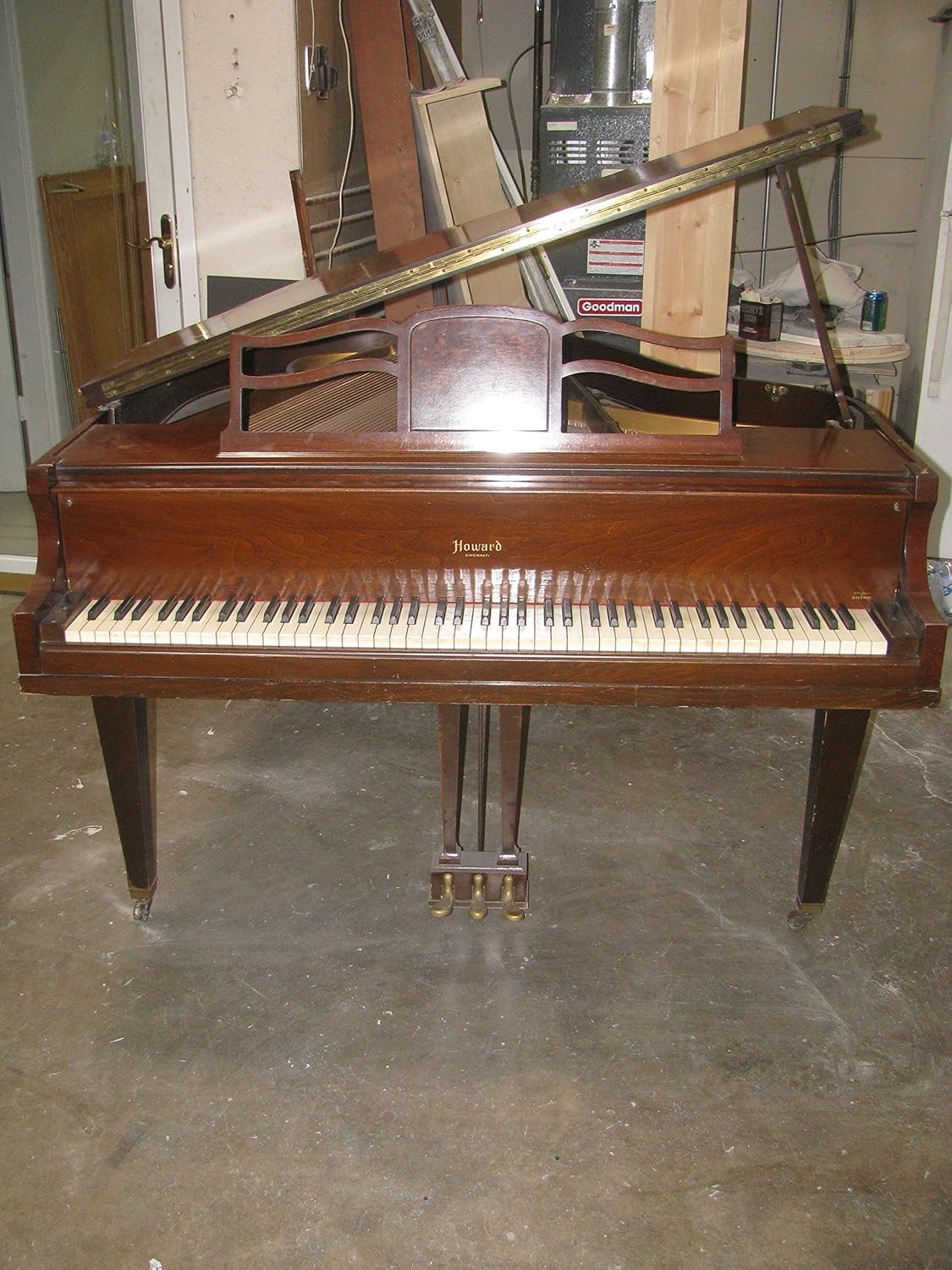 baldwin howard baby grand piano