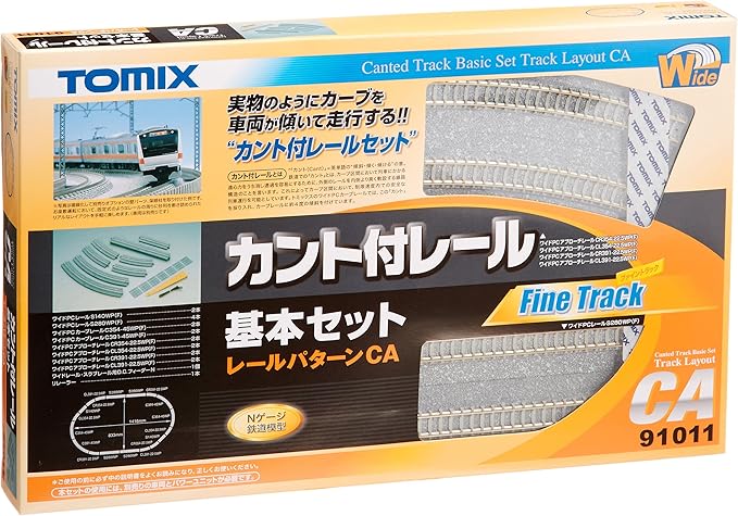 Amazon Tomix Nゲージ カント付レール 基本セットca 鉄道模型用品 鉄道模型 通販