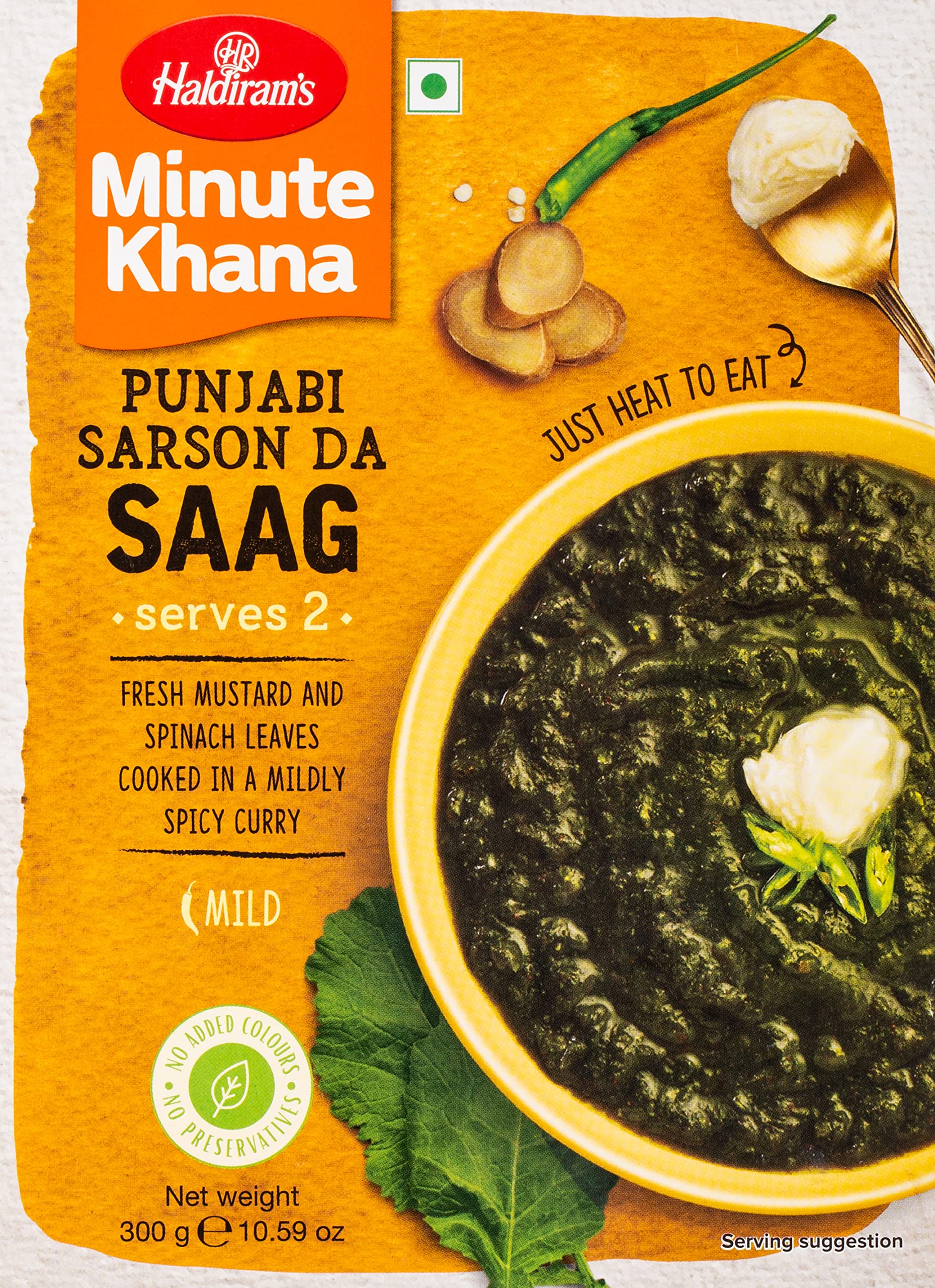 Haldiram HR RTE Punjabi Sarson Da Saag, 300 g