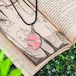 SUBYATH Rose Quartz Jewelry - Stone Pendant