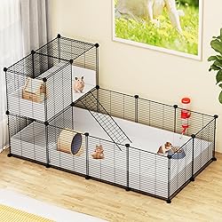 YITAHOME Guinea Pig Cage with Liner, 55x28x28 Inch