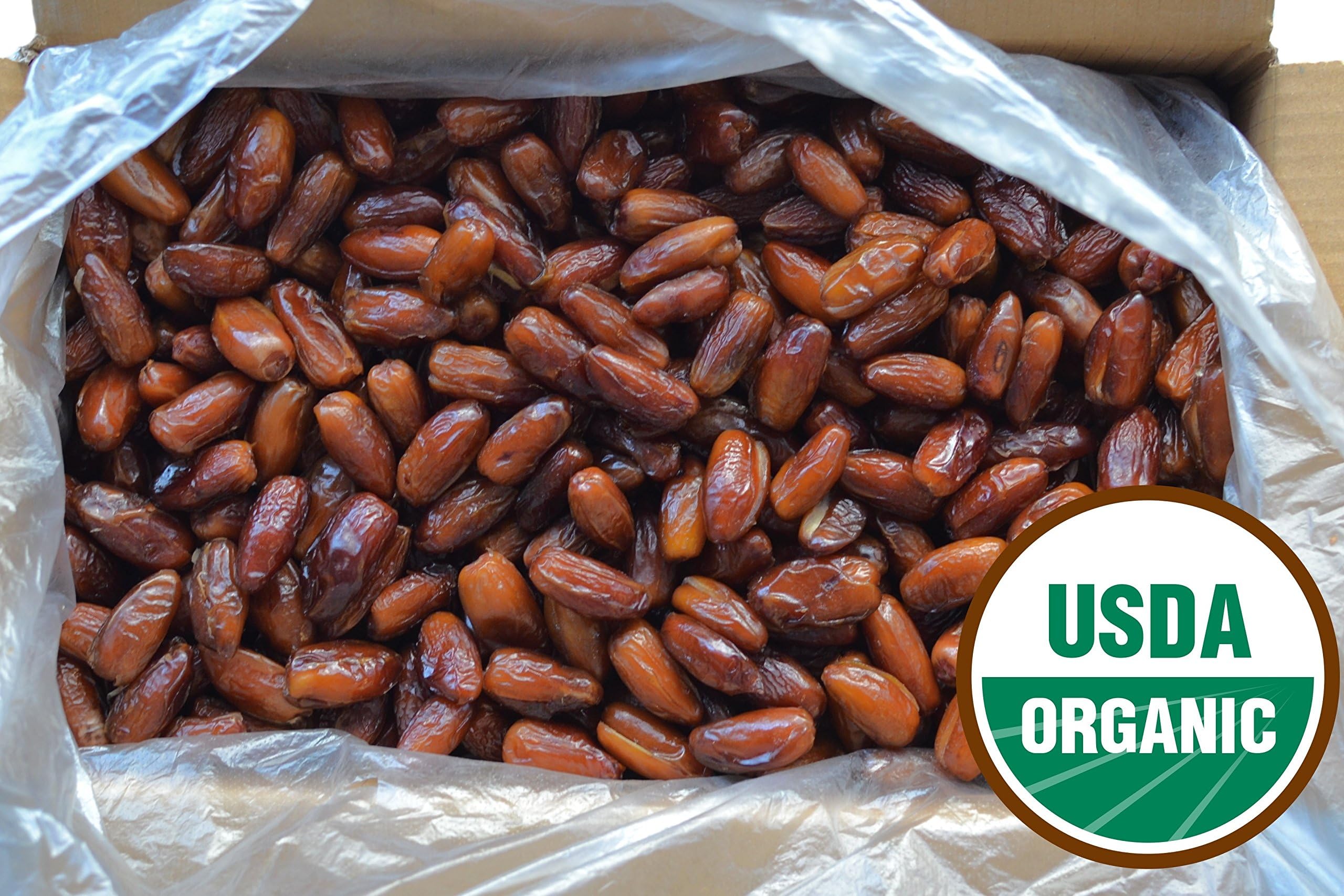 Organic Dates, Pitted, Deglet Noor (19.8 lbs)