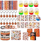 Basketball Party Favors,122pcs Basketball Themed Birthday Party Favors - Basketball Party Keychain Gift Bags Slap Bracelets Sticker etc Basketball Goodie Bags Stuffers for Basketball Party Decorations