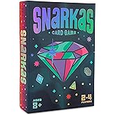 Hootenanny Games Snarkas Card Game, Gem-Collecting &amp; Adding, 2-4 Players | Ages 8 and Up, Strategy Card Game, 52 Cards, 12 Foil Gems, 3 Scoring Bonus Cards