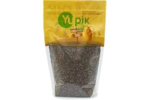 Yupik Organic Raw Black Chia Seeds, 2.2 lb, Non-GMO, Vegan, Gluten-Free