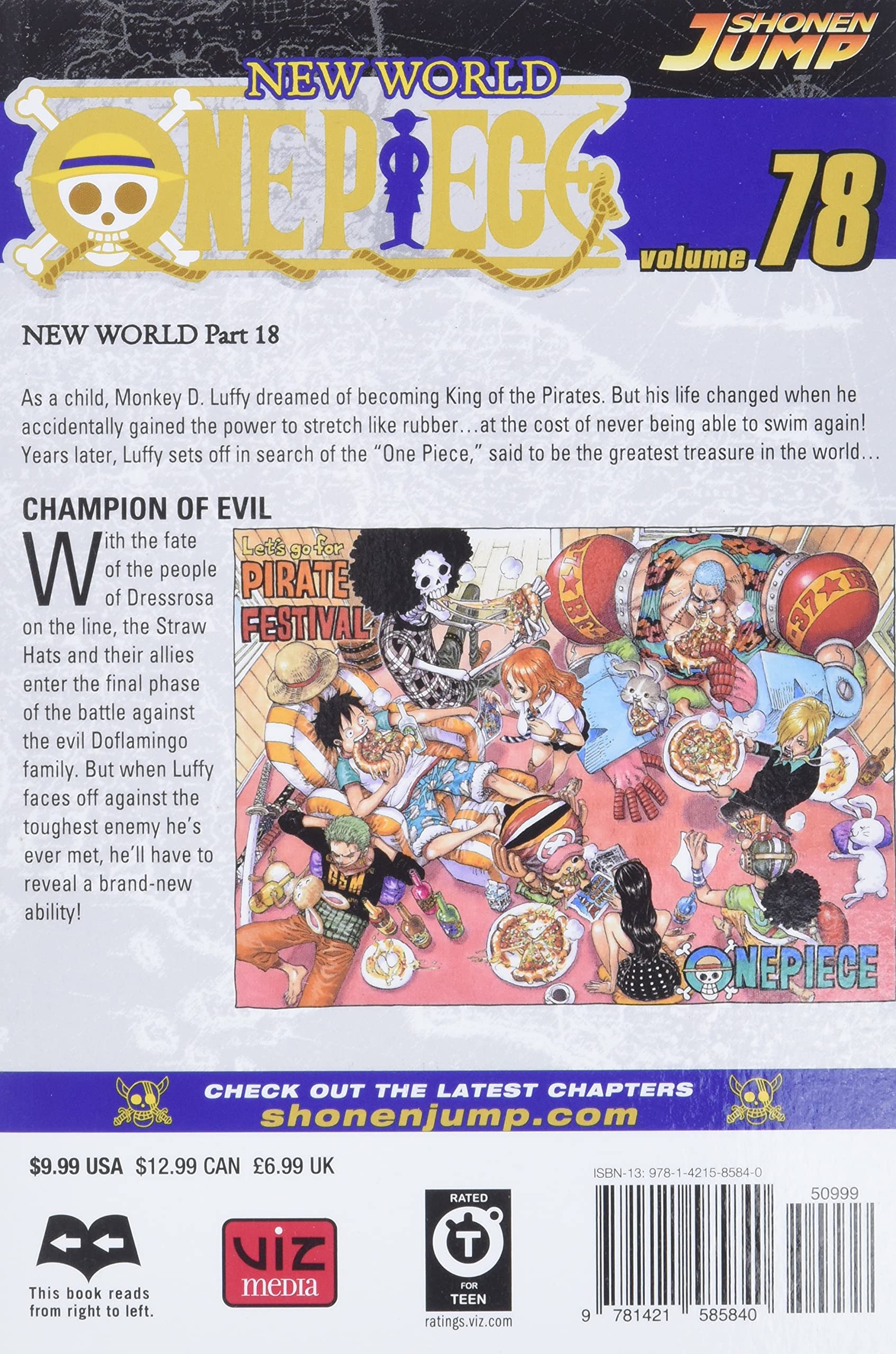 Amazon Com One Piece Vol 78 78 Oda Eiichiro Books