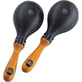 Concert Maracas Hand Shaker Rattles with All-weather Synthetic Shells &mdash; NOT MADE IN CHINA &mdash; Solid Wood Handles, 2-YEAR WARRANTY