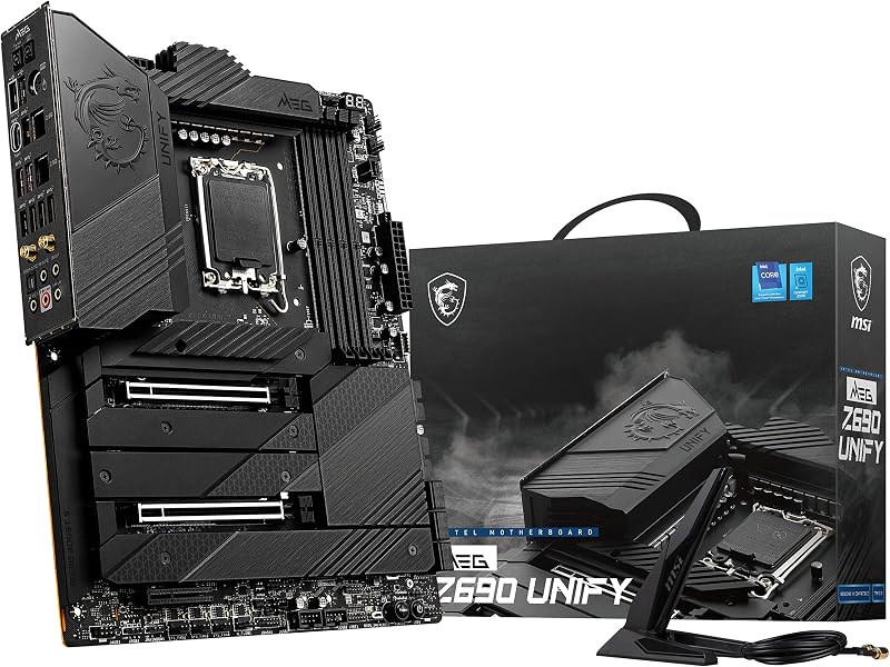 MSI MEG Z690 UNIFY ATX Motherboard LGA 1700 12th Gen Intel DDR5 Wi-Fi 6E
