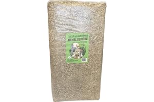 HAPPY TREES HEMP Hemp Animal Bedding for Chicken Coop, Horse, Rabbit, Reptile, Small Pet, Garden Mulch, Hempcrete - Premium Canadian Grown Hemp Fiber in Bulk 33lb. Bale