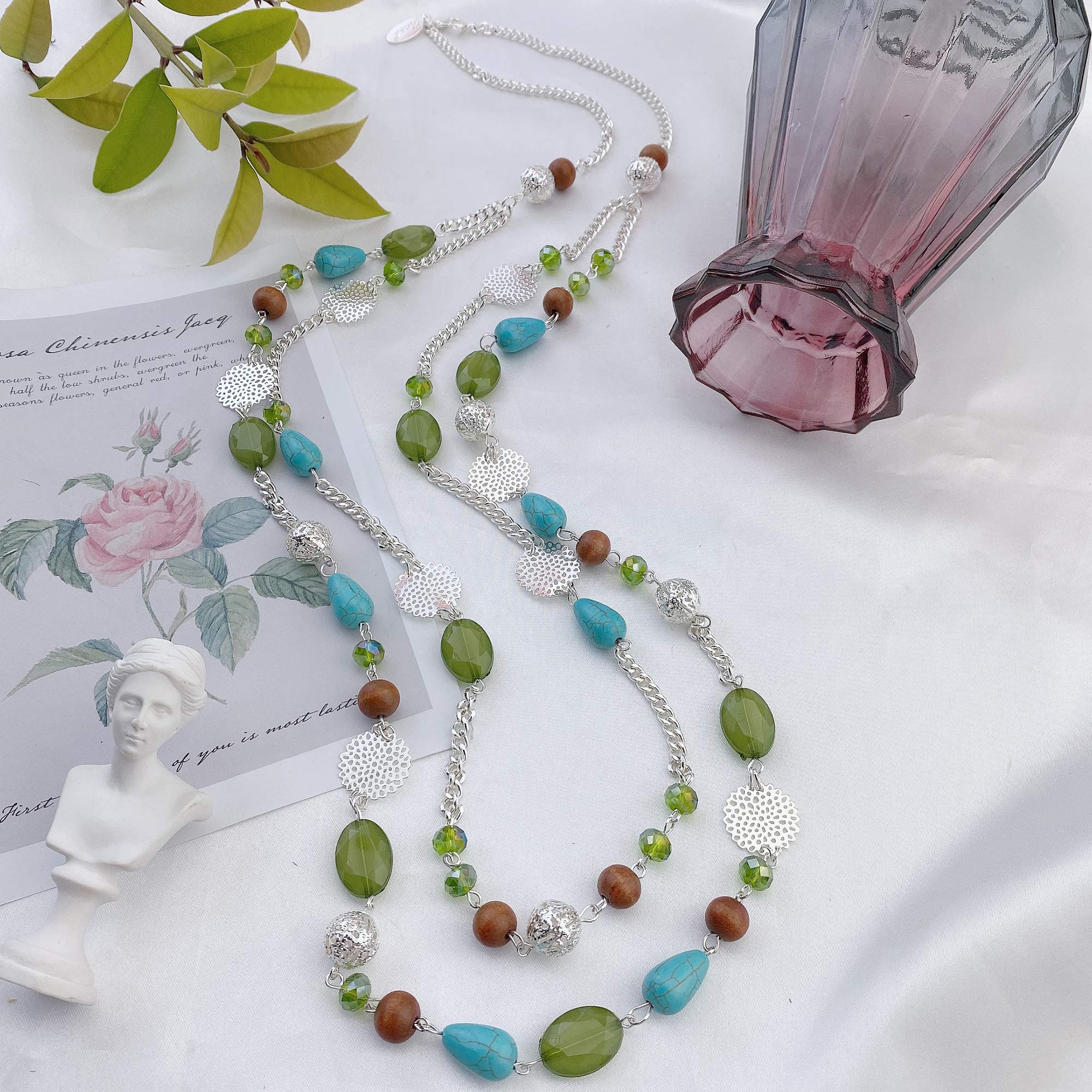 Layered Crystal Necklace