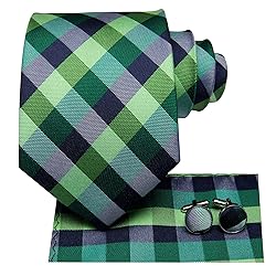 Hi-Tie 3/5 Pcs Gift Box Mens Tie Set Necktie with