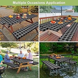 Picnic Table Cover with Bench Covers Camping