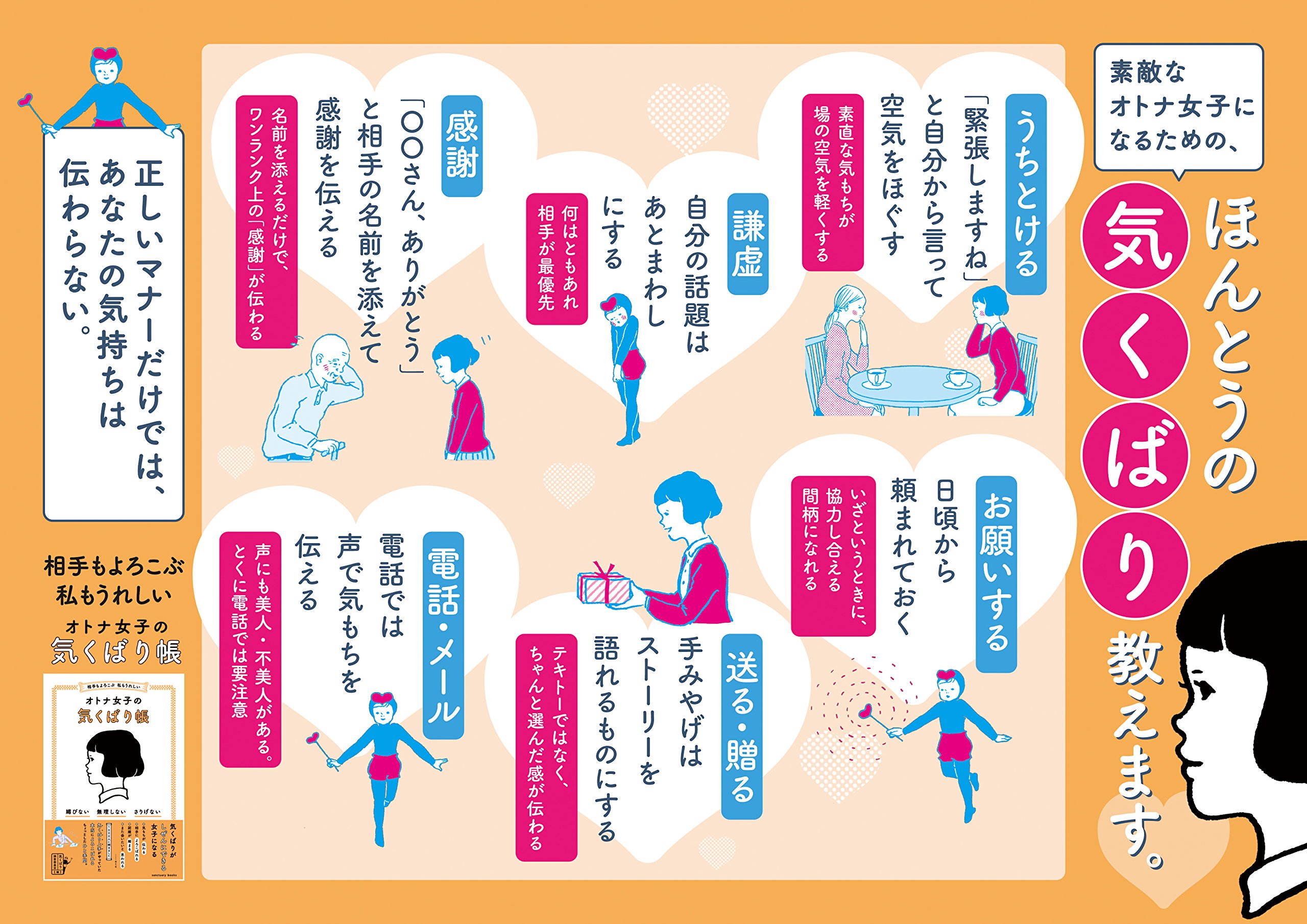 相手もよろこぶ 私もうれしい オトナ女子の気くばり帳 Sanctuary Books 気くばり調査委員会 本 通販 Amazon