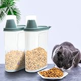 Citylife 2 Pack Dog Food Storage Container Airtight with Measuring Cup 2.3 L view 4