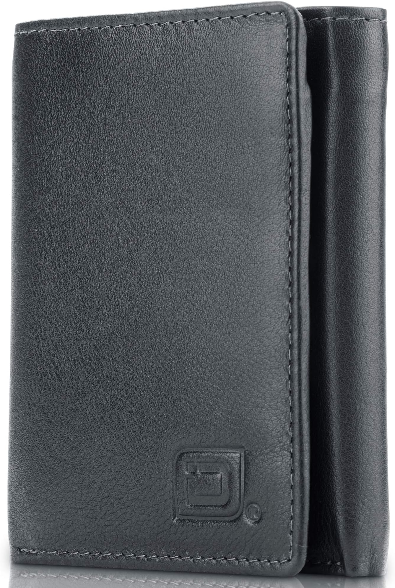 Extra Capacity Trifold Wallet for Men - RFID Blocking Genuine Leather Wallet