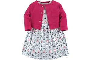 Luvable Friends Baby-Girls Dress and Cardigan SetCasual Dress
