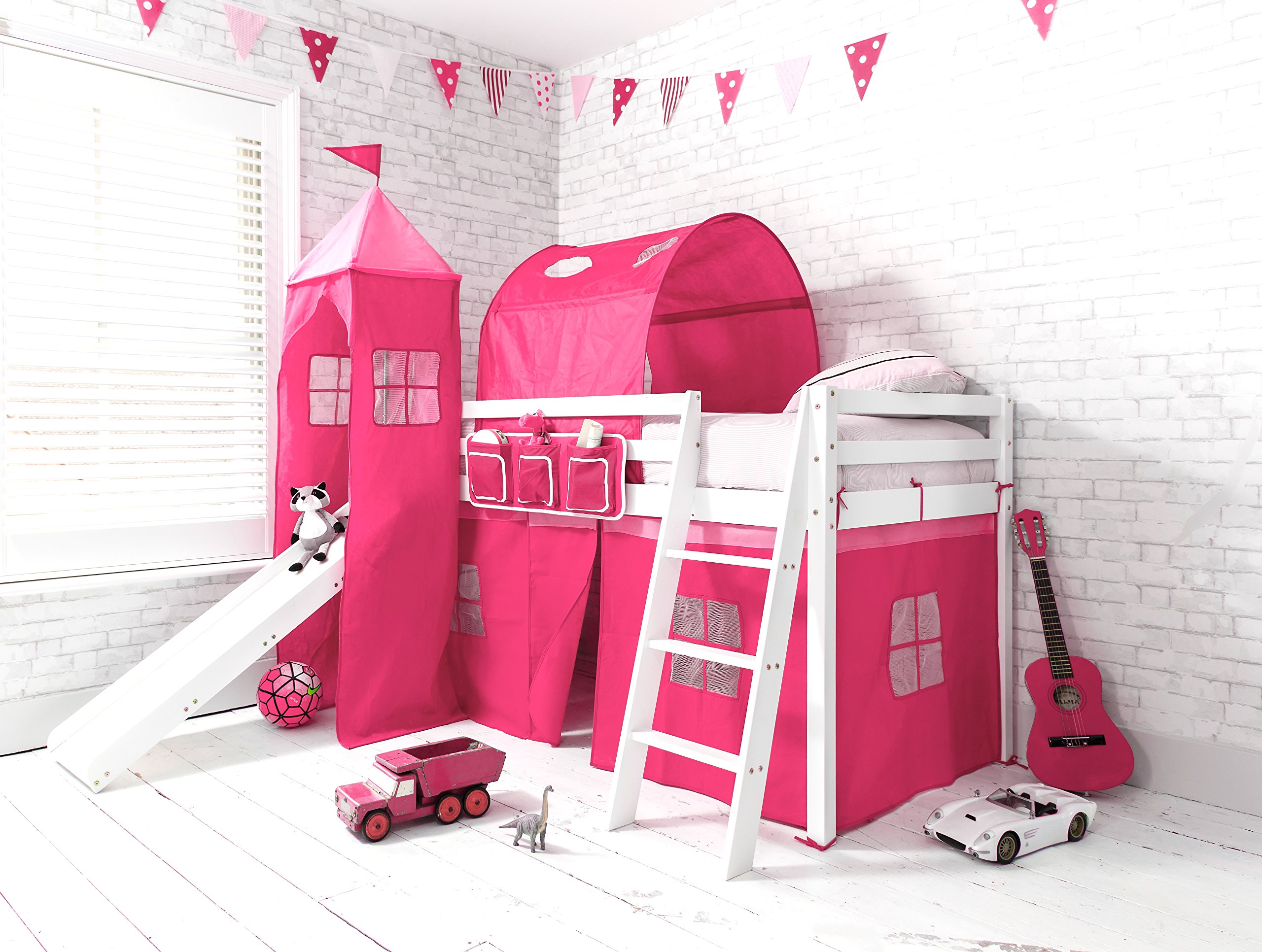 pink cabin bed