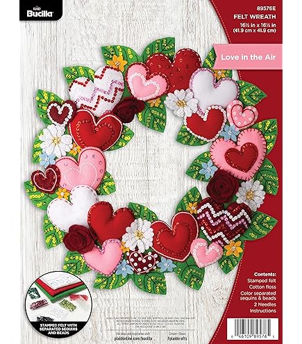 Felt Kit Bucilla Felt Applique Wall Hanging Kit, Joyful Gnome, Perfect For DI Nordic Christmas Stockings