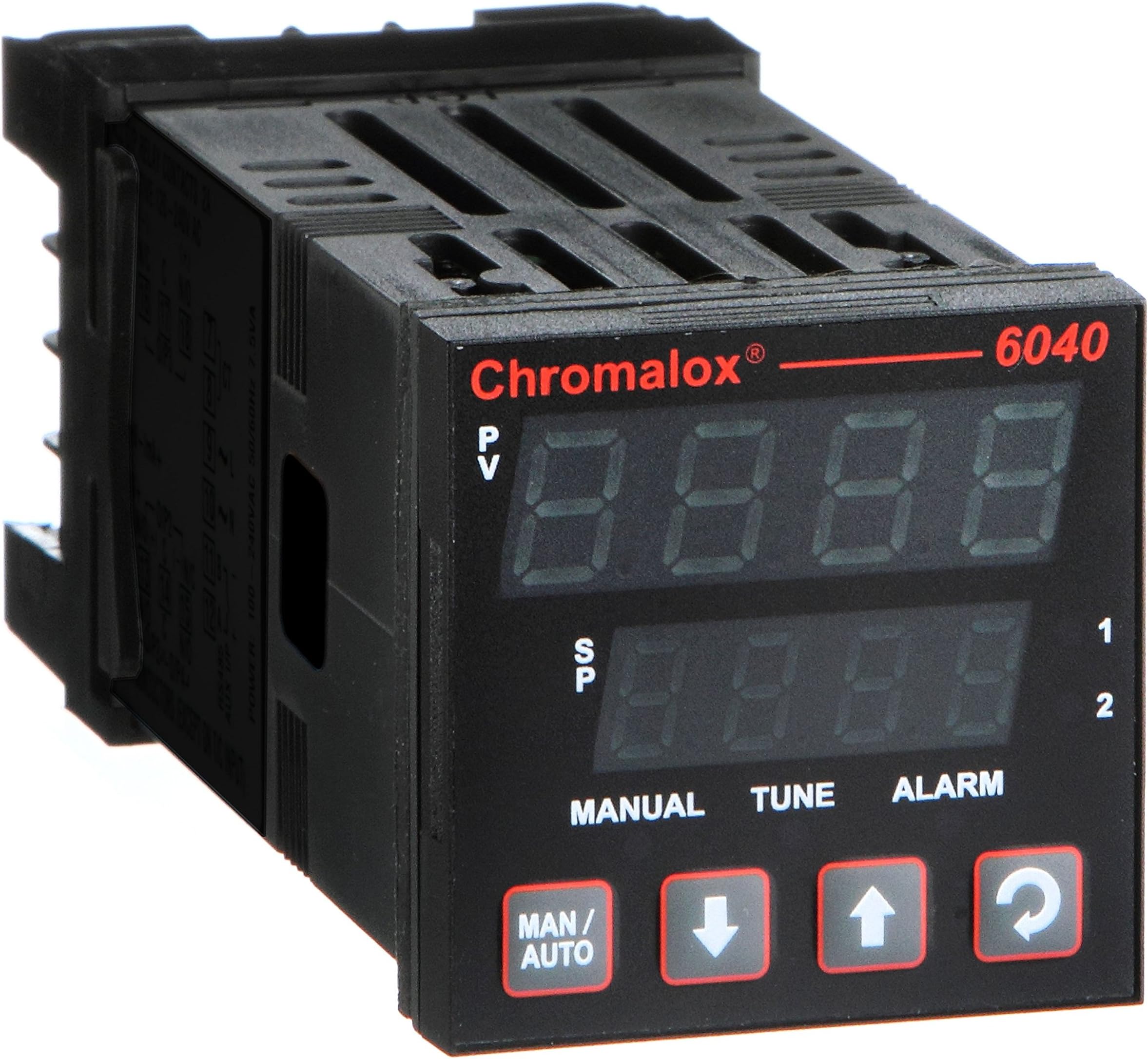 Chromalox 314616 40 Series 1/16 DIN Temperature Controller, 6040-R00000 Relay(2 Amp resistive at 240 VAC)