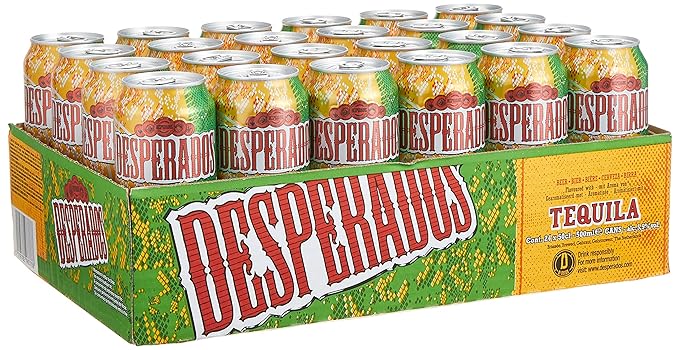 Desperados Tequila Flavoured Bier Dose, EINWEG (24 x 0.5 l)