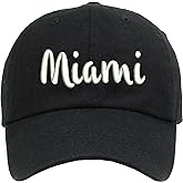 Adult Dad Hat Miami Dad Hat Vintage Embroidered Trendy Cap