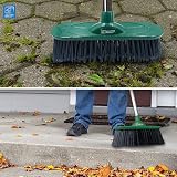 TDBS Yard Broom Outdoor Heavy Duty 10” Synthetic Bristle Brush Head view 4
