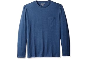 Amazon Essentials Men's Regular-Fit Crewneck T-Shirts, Long-Sleeve