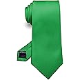 RBOCOTT Solid Color Tie Formal Necktie for Men