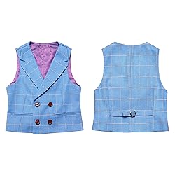 Marvelous World Boys' 5-Piece Formal Vest Suit