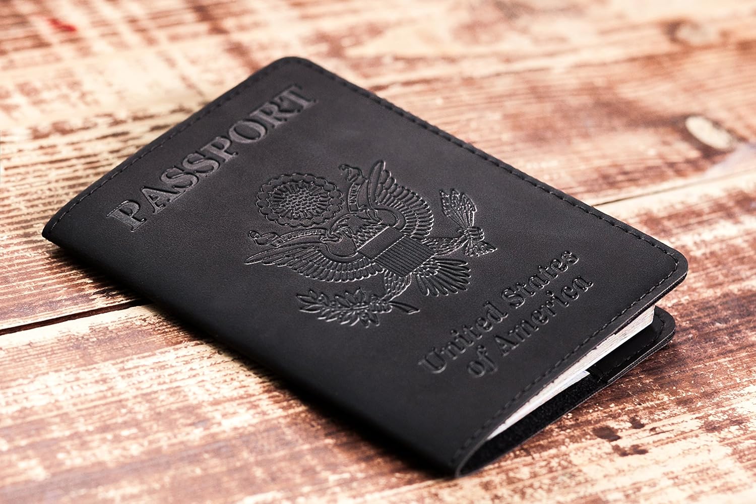  | Black Passport Cover - Passport Holder - Passport Case for Men & Women … | Passport Covers