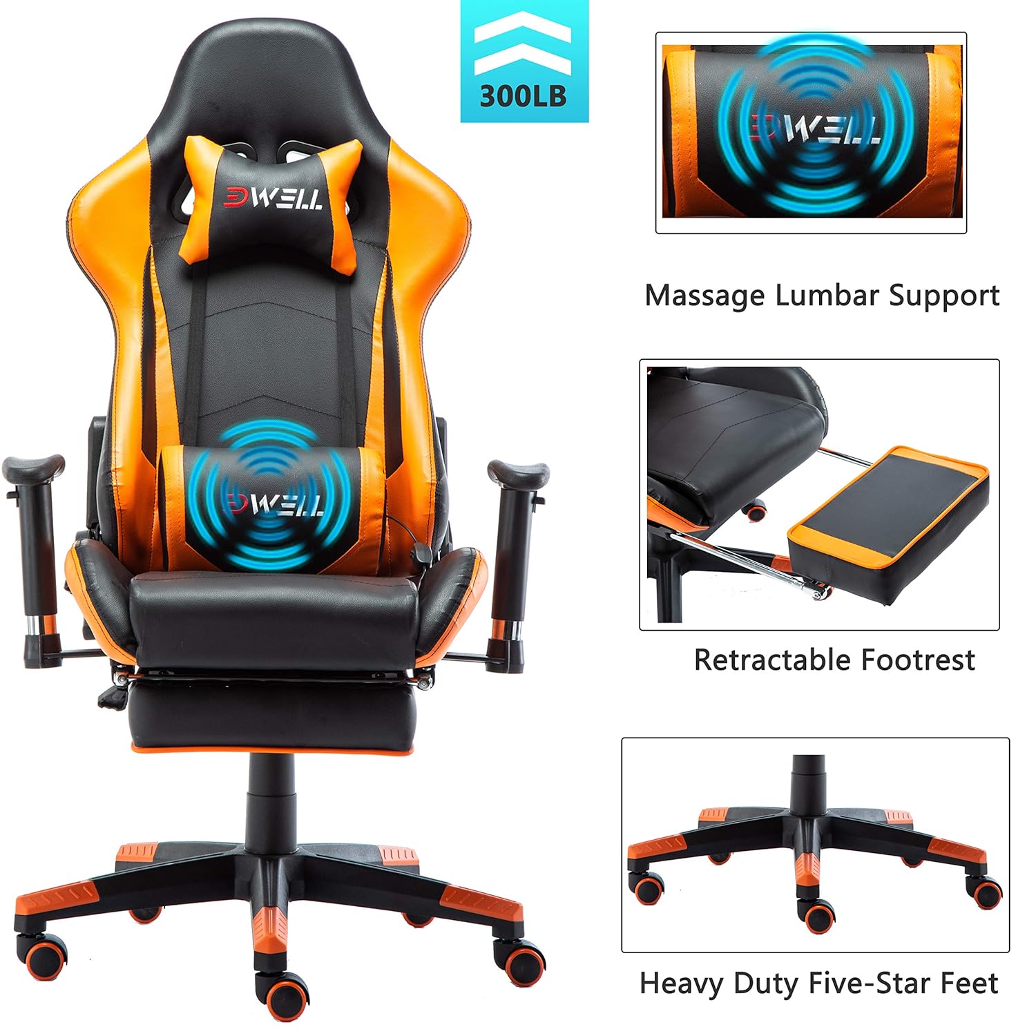 Best  executive office massage chair vibrating ergonomic