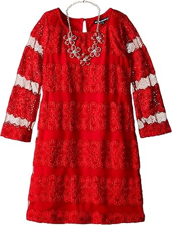 amazon red lace dress