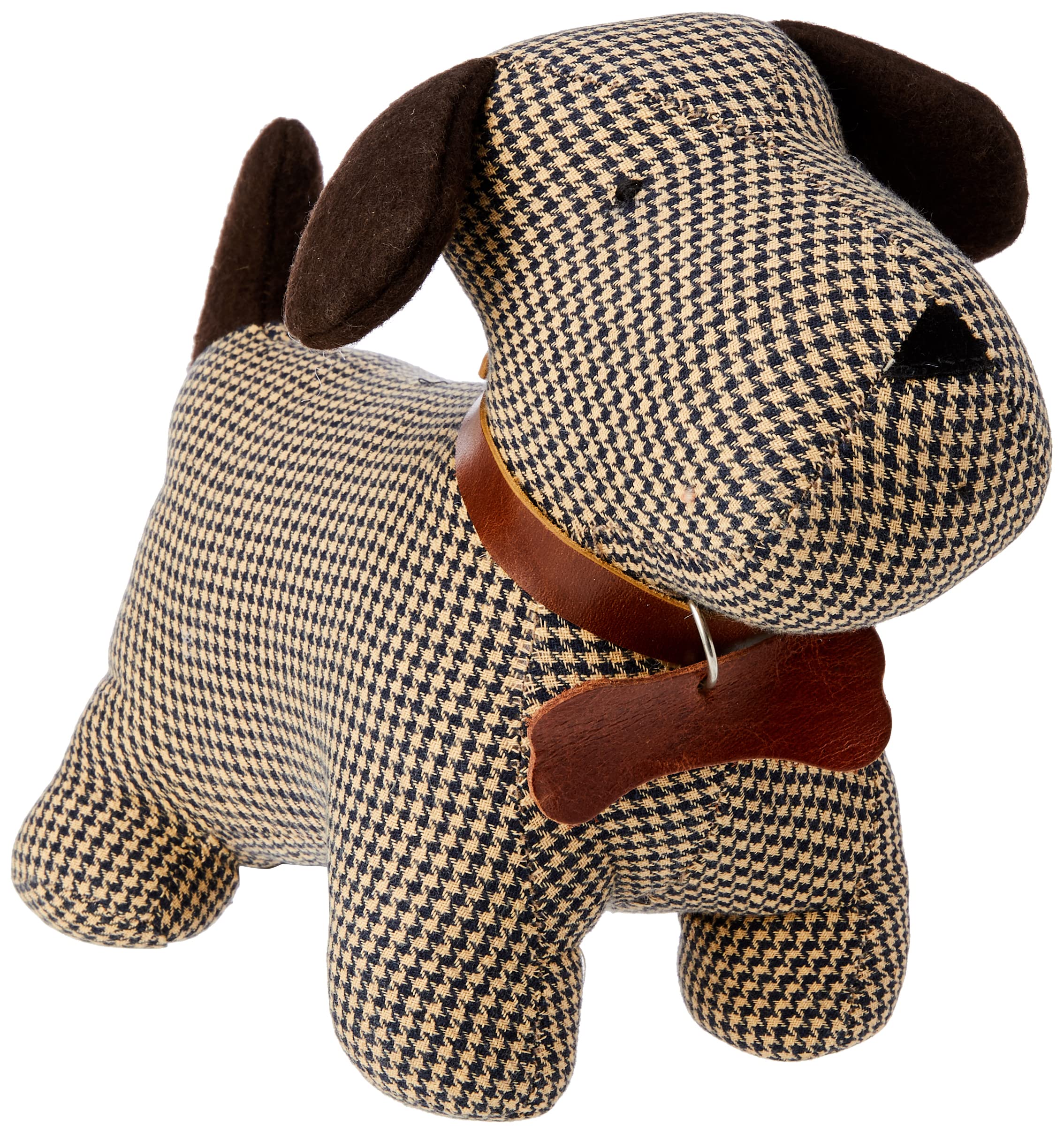 Gallery Direct Duke Dog Doorstop Weighted Door Stopper Filled Heavy Ornament, Polyester, Grey, One Size