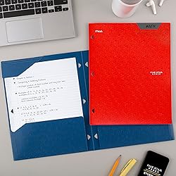 Five Star 2-Pocket Folder, Plastic Folder with