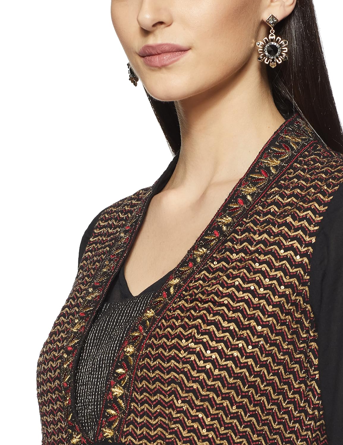 biba women's anarkali salwar suit