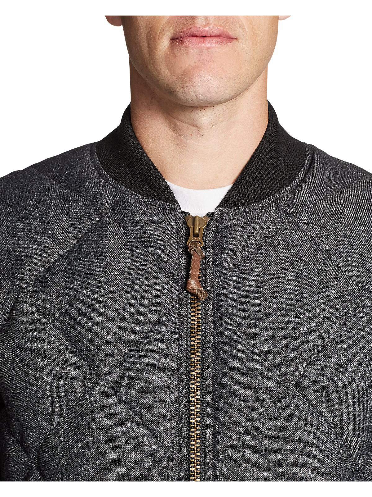 Eddie Bauer Men's 1936 Skyliner Model Down Jacket, Dk Charcoal HTR
