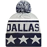 Beanie Hat Football Knit Hats Winter Cuffed Stylish Beanie Cap Sport Fans Fashion Toque Cap