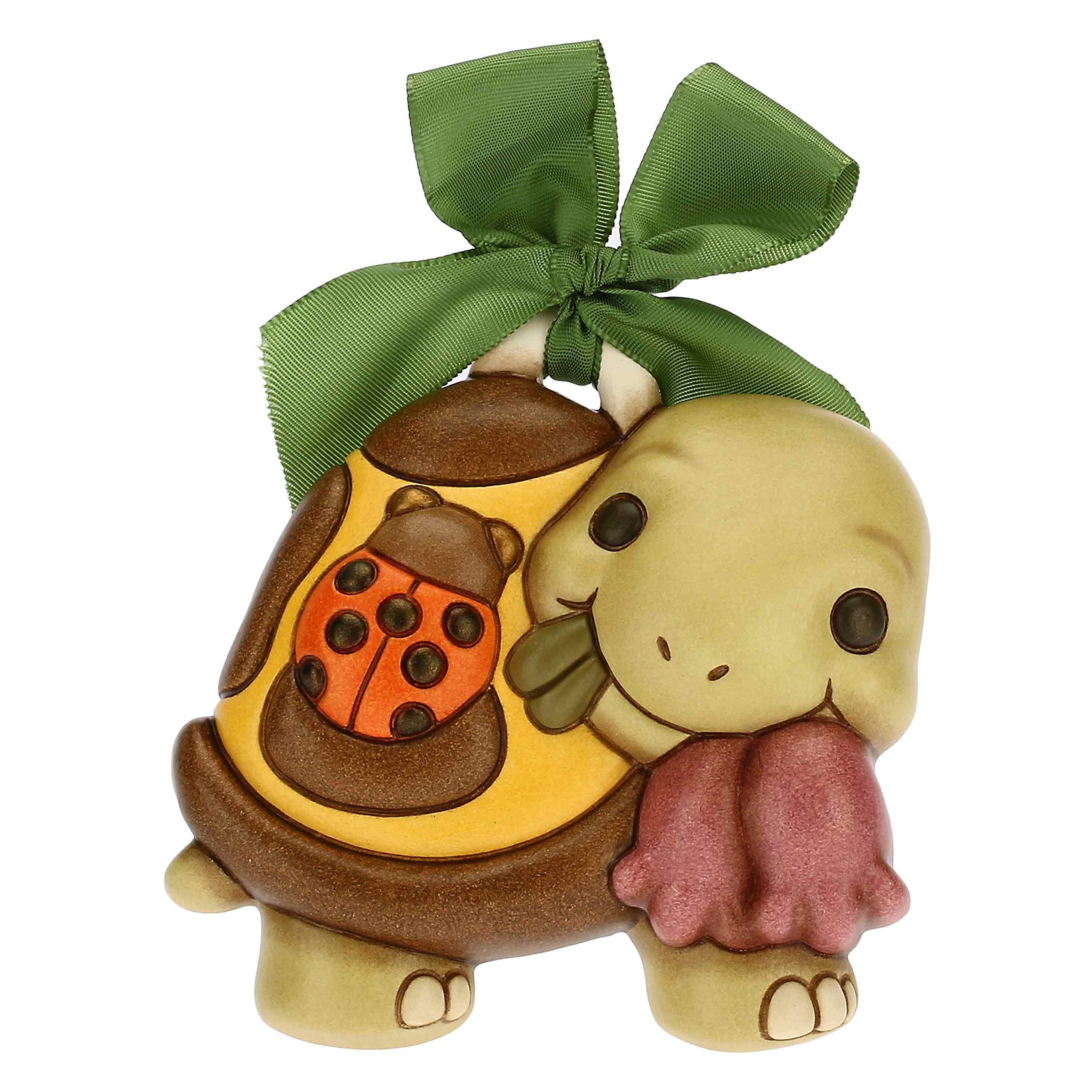 THUN - Real Turtle with Ladybird Lucky Charm