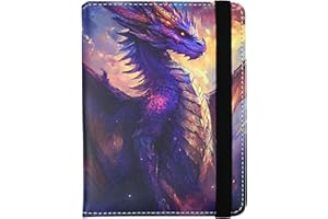 BASSYIL Dragon Passport Holder for Women and Men PU Leather Passport Cover for Travel
