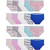 Fruit of the Loom Girls' Cotton Brief Underwear Multipacks