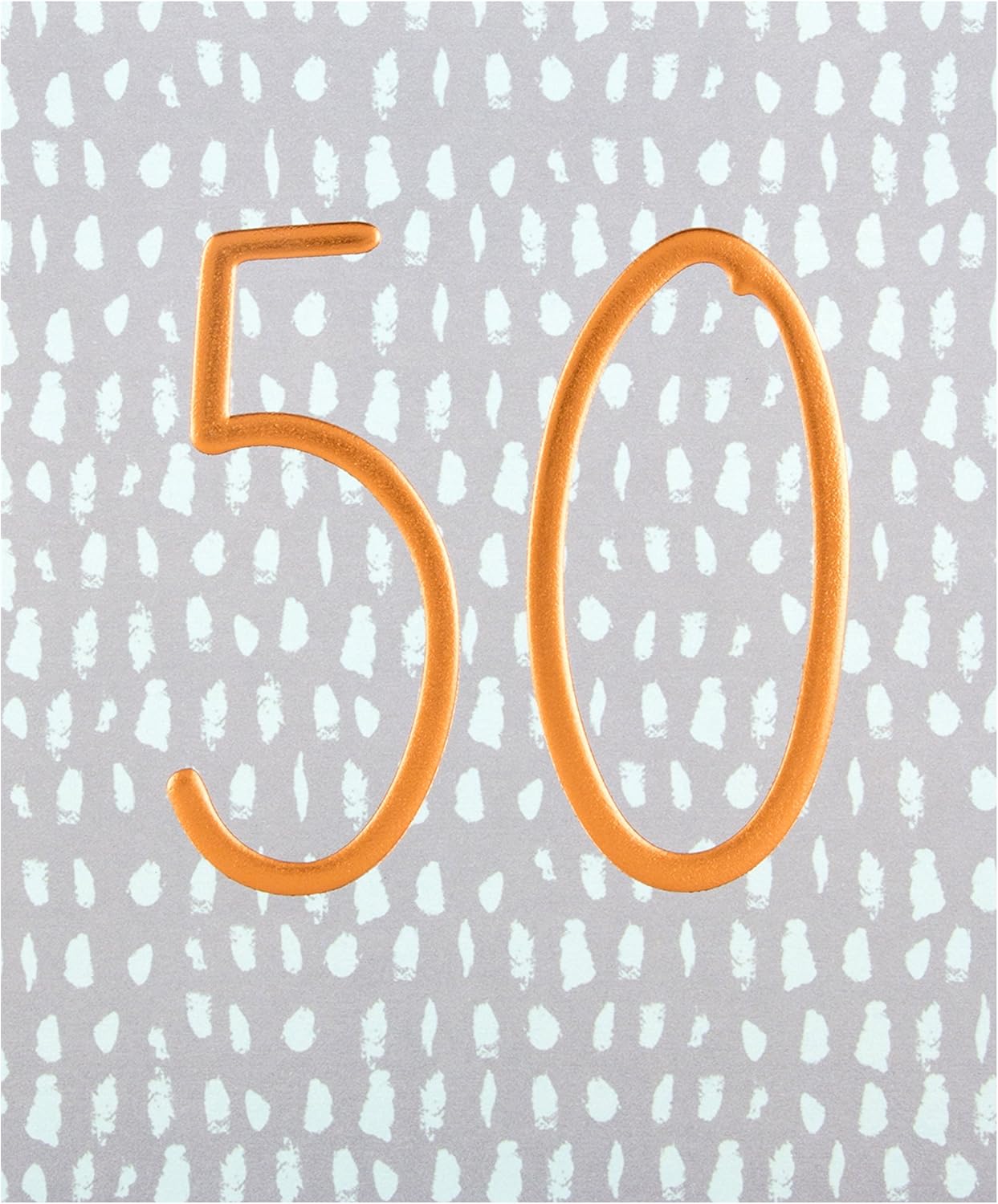 Hallmark 25507462 50th Birthday Studio Card "Blank" - Small - Image 3