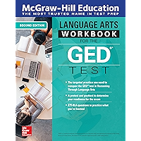 McGraw-Hill Education Language Arts Workbook for the GED Test, Second Edition book cover McGraw-Hill Education Language Arts Workbook for the GED Test, Second Edition book cover