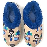 JYinstyle Women's Fuzzy Plush Non-Slip Slippers, Warm Comfy Cozy House Slippers, Fleece Lined Indoor Shoes